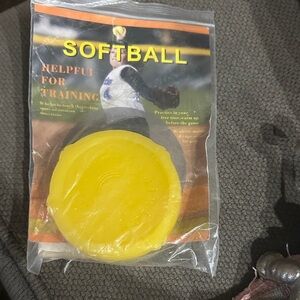 Yellow Softball Training Aid for Pitchers